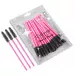Clavier - Eyelash Brushes - Light pink-black - 50 pieces