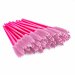 Clavier - Eyelash Brushes - Dark pink - 50 pieces