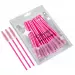 Clavier - Eyelash Brushes - Dark pink - 50 pieces