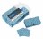 Clavier - Nail Wipes - Perforated - Perforowane waciki bezpyłowe - 600 sztuk - Niebieskie