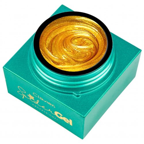 Clavier - Spider Gel - Żel do zdobień na paznokciach - 5 g - Gold