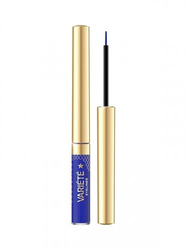 Eveline Cosmetics - Variete - Eyeliner - Kolorowy, woodoodporny eyeliner w płynie - 2,8 ml  - 07 ELECTRIC BLUE