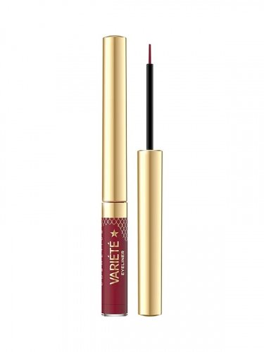 Eveline Cosmetics - Variete - Eyeliner - Kolorowy, woodoodporny eyeliner w płynie - 2,8 ml  - 08 ULTRARED