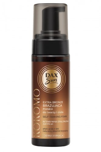 Dax Sun - KOKOMO - Extra Bronze Self-Tanning Foam for face and body - Dark complexion - 160 ml