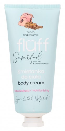 FLUFF - Superfood - Body Cream - Body cream - Peach and caramel - 150 ml