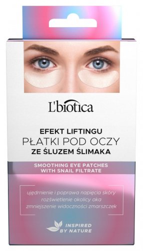 L'biotica - Smoothing Eye Patches - Hydrożelowe płatki pod oczy ze śluzem ślimaka - 3 x 2 sztuki