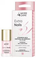 More4Care - EXTRA NAILS - All-In-One Hardening Nail Conditioner - Colored - 10 ml