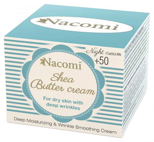Nacomi - Shea Butter Cream - Face cream with Shea butter and tripeptide at night - 50+ - 50 ml