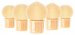 Clavier - Set of ombre sponges - 5 pieces