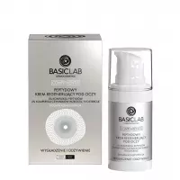 BASICLAB - COMPLEMENTIS - Peptide Regenerating Eye Cream - Peptydowy krem regenerujący pod oczy - Wygładzenie i odżywienie - Dzień & Noc - 15 ml 