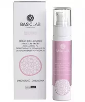 BASICLAB - ESTETICUS - Skin Structure Regenerating Serum with Ceramides 1%, Prebiotics 2%, Vitamin E 3% and Peptide Complex 5% - Elasticity and Reconstruction - Day & Night - 50 ml   