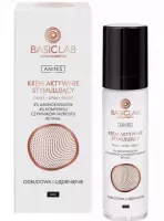 BASICLAB - AMINIS - Actively Stimulating Face Cream with 5% Amino Acids, 4% Growth Factor Complex and Retinal - Rebuilding and Firming - Night - 50 ml
