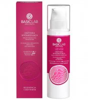 BASICLAB - CAPILLUS - Smoothing Conditioner - Wygładzająca odżywka do włosów puszących się i zniszczonych - 2% Analogu Ceramidów, Serycyna i Olej Abisyński - Regeneracja i odżywienie - 250 ml 