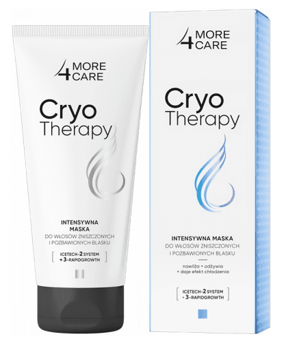 More4Care - CRYO THERAPY - Specjalistyczny szampon micelarny do włosów zniszczonych i pozbawionych blasku - 200 ml
