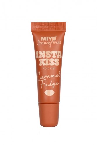 MIYO - BeautyVTricks - Insta Kiss Pocket - Wegański balsam do ust - 12 ml  - Caramel Fudge 