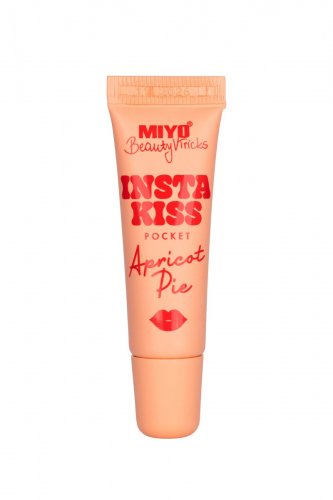 MIYO - BeautyVTricks - Insta Kiss Pocket - Wegański balsam do ust - 12 ml  - Apricot Pie 