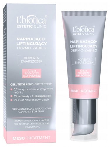 L'biotica - ESTETIC CLINIC - Meso Treatment - Napinająco-liftingujący dermo-zabieg / krem pod oczy i na powieki - 15 ml