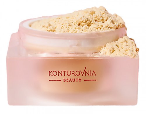 Konturovnia Beauty - Radiant Skin Loose Powder - Żółty puder do twarzy - Urgent, but Calmly - 3,2 g