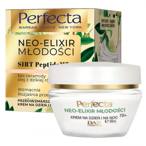 Perfecta - NEO-ELIXIR MŁODOŚCI - Przeciwzmarszczkowy krem do twarzy na dzień i na noc 70+ - 50 ml 