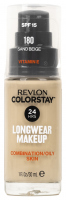 REVLON - COLORSTAY™ FOUNDATION - Foundation for combination and oily skin - SPF15 - 30 ml - 180 - SAND BEIGE - 180 - SAND BEIGE