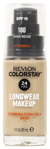 REVLON - COLORSTAY™ FOUNDATION - Foundation for combination and oily skin - SPF15 - 30 ml - 180 - SAND BEIGE