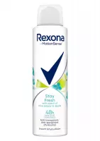 Rexona - Stay Fresh - 48H Anti-Perspirant Spray for women - Blue Poppy & Apple - 150 ml 