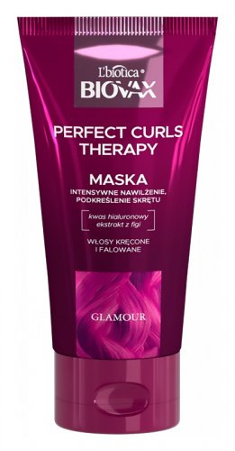 BIOVAX - GLAMOUR - Perfect Curls Therapy - Intensively Moisturizing Mask for Curly and Wavy Hair - 150 ml