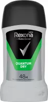 Rexona - Men - Quantum Dry - Anti Perspirant 48H - Antyperspirant w sztyfcie dla mężczyzn - 50 ml  
