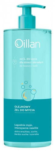 Oillan - AVENA OIL ACTIVE - Oily Washing Gel for children and adults - 750 ml