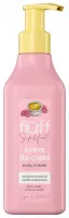FLUFF - SUPERFOOD - Body Cream - Intensywnie nawilżający krem do ciała - Cream brulee z malinami - 200 ml
