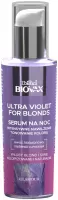 BIOVAX - GLAMOUR - ULTRA VIOLETS FOR BLONDES - Serum - Ultra nawilżające serum tonujące na noc do włosów blond i siwych - 100 ml