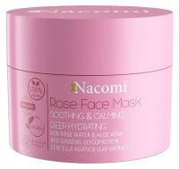 Nacomi - Rose Face Mask - Łagodząco-uspokajająca maska różana do twarzy - 50 ml