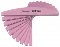 Clavier - Zestaw 10 polerek do paznokci - Łódka 100/180 Róż