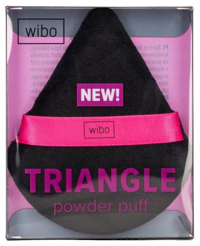 WIBO - Triangle Powder Puff - Black