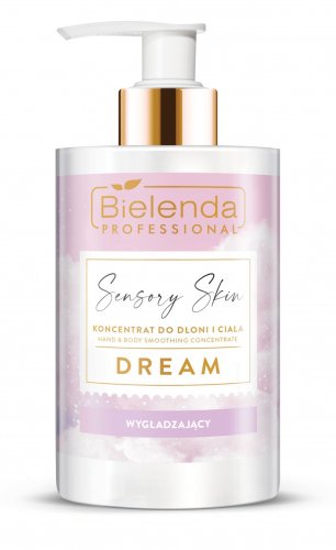 Bielenda Professional - Sensory Skin - Hand & Body Smoothing Concentrate - Wygładzający koncentrat do dłoni i ciała - DREAM - 300 ml 