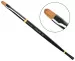 Clavier - Round brush for manicure, gel and acrylic gel No. 02 - 9 mm - Black