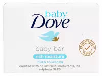 Dove - Baby - Baby Bar Rich Moisture - Moisturizing soap bar for babies - 75 g