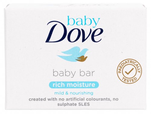 Dove - Baby - Baby Bar Rich Moisture - Moisturizing soap bar for babies - 75 g