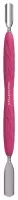 Staleks - PRO UNIQ - Manicure Pusher with rubber handle - PQ-10/1