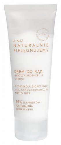 ZIAJA - NATURALNIE PIELĘGNUJEMY - Nawilżający krem do rąk - 75 ml