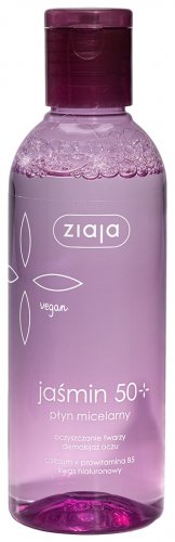 ZIAJA - JAŚMINOWA - Jaśmin 50+ - Płyn micelarny do twarzy, oczu i ust - 200 ml