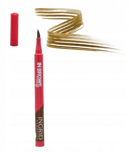INGRID - IN BROWS Ready - Mazak do stylizacji brwi z grzebyczkiem  - 01. LIGHT 