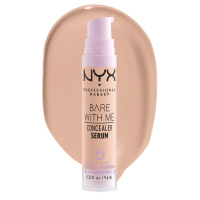 NYX Professional Makeup - BARE WITH ME - Concealer Serum - Korektor z serum - 9,6 ml - 02 LIGHT - 02 LIGHT