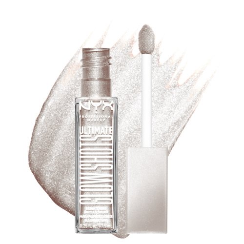 NYX Professional Makeup - ULTIMATE - GLOW SHOTS - Liquid Eyeshadow - Płynny cień do powiek - 7,5 ml  - 03 COME THRU COCONUT