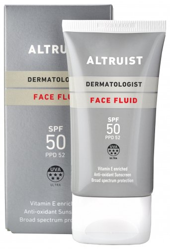 ALTRUIST - Dermatologist Face Fluid SPF50 PPD 52 - Krem przeciwsłoneczny z niacynamidem - 50 ml