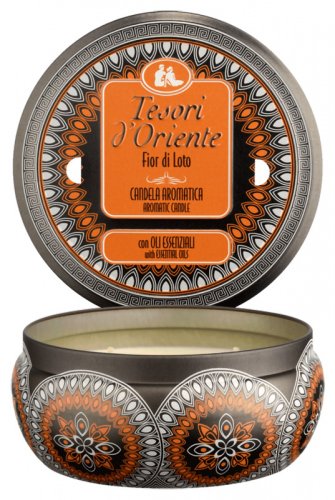 Tesori d'Oriente - FIOR DI LOTO - Aromatic Candle - Aromatyczna świeca zapachowa - 200 g