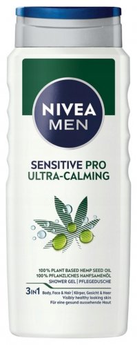 Nivea - MEN - SENSITIVE PRO ULTRA-CALMING - 3in1 Shower Gel - 500 ml