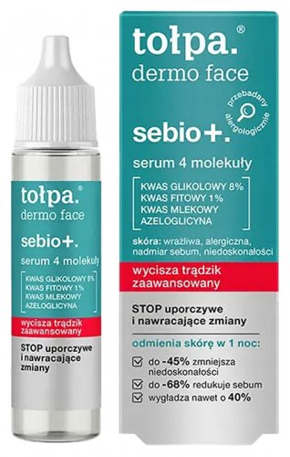 Tołpa - DERMO FACE SEBIO +. -  Max Effect - Serum 4 molecules - 20 ml