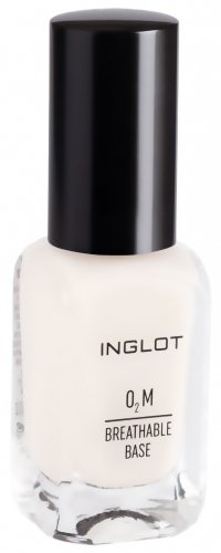 INGLOT - O2M BREATHABLE - Nail Enamel Base Coat - "Oddychająca" baza do paznokci - 11 ml