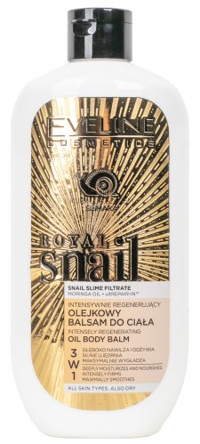 Eveline Cosmetics - ROYAL SNAIL - Intensywnie regenerujący balsam do ciała ze śluzem ślimaka - 350 ml
